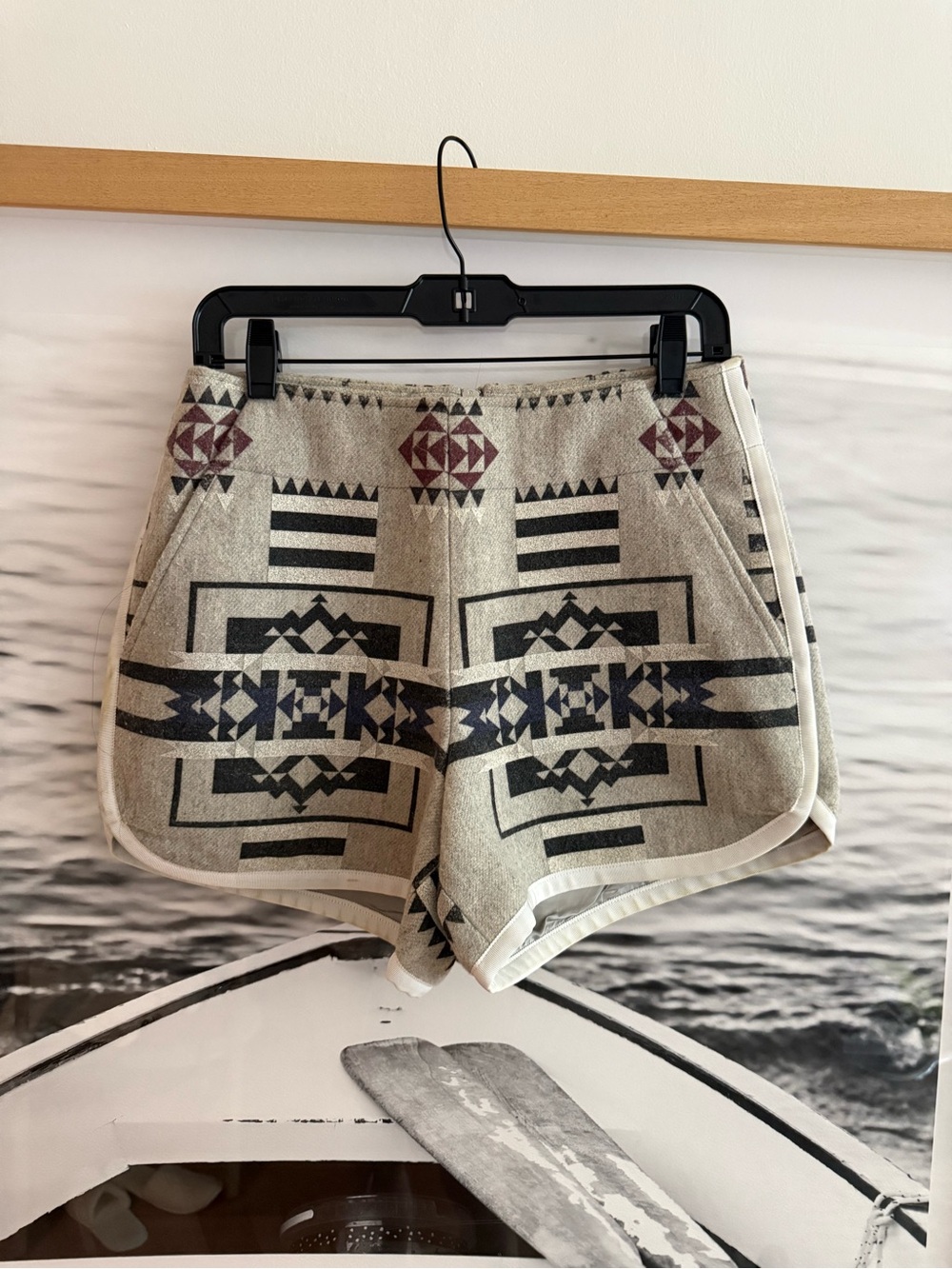 Sacai wool shorts